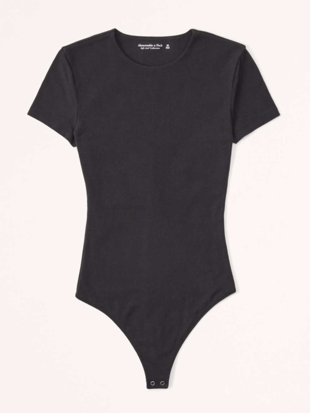 Abercrombie Black Short Sleeve Bodysuit